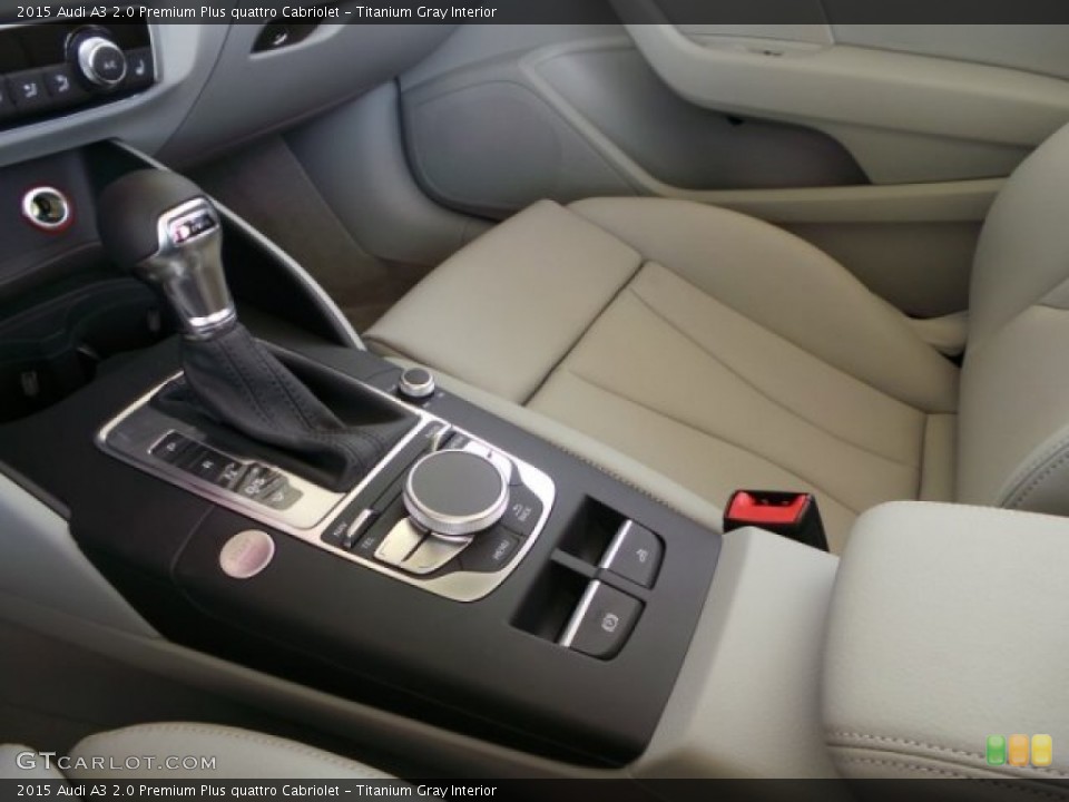 Titanium Gray Interior Controls for the 2015 Audi A3 2.0 Premium Plus quattro Cabriolet #97074766