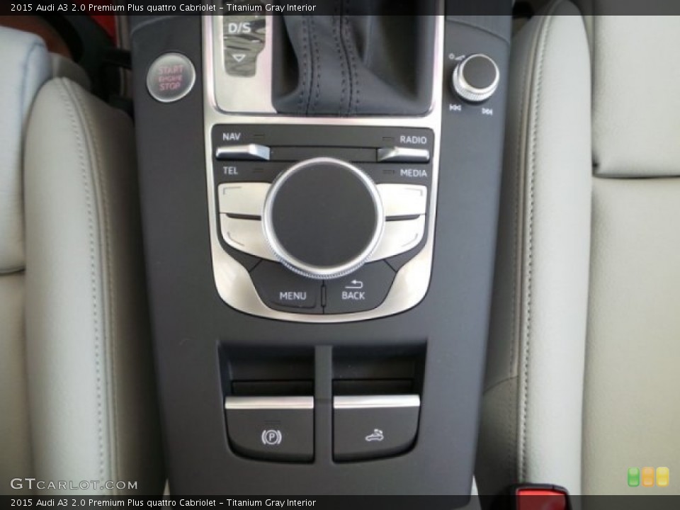 Titanium Gray Interior Controls for the 2015 Audi A3 2.0 Premium Plus quattro Cabriolet #97074772