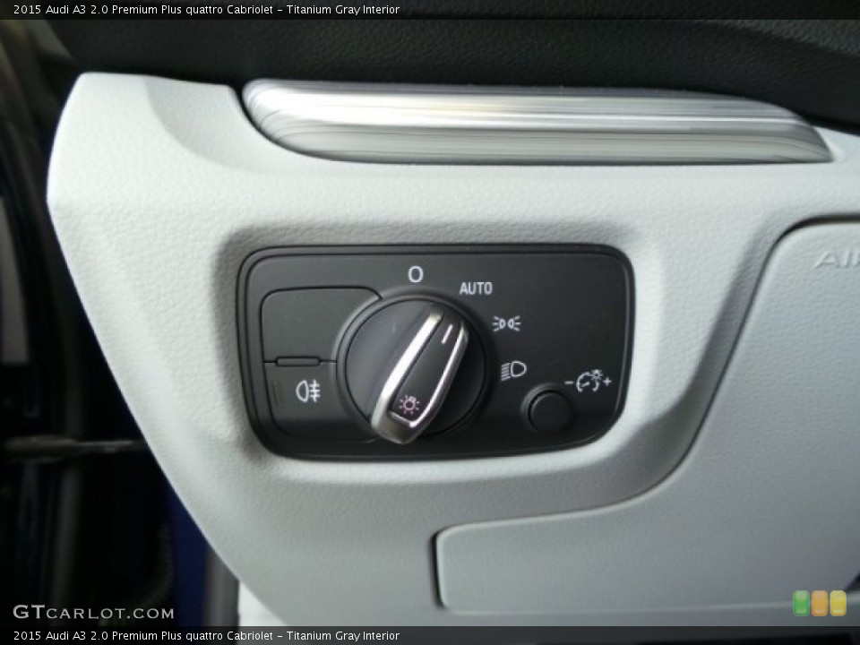 Titanium Gray Interior Controls for the 2015 Audi A3 2.0 Premium Plus quattro Cabriolet #97074778