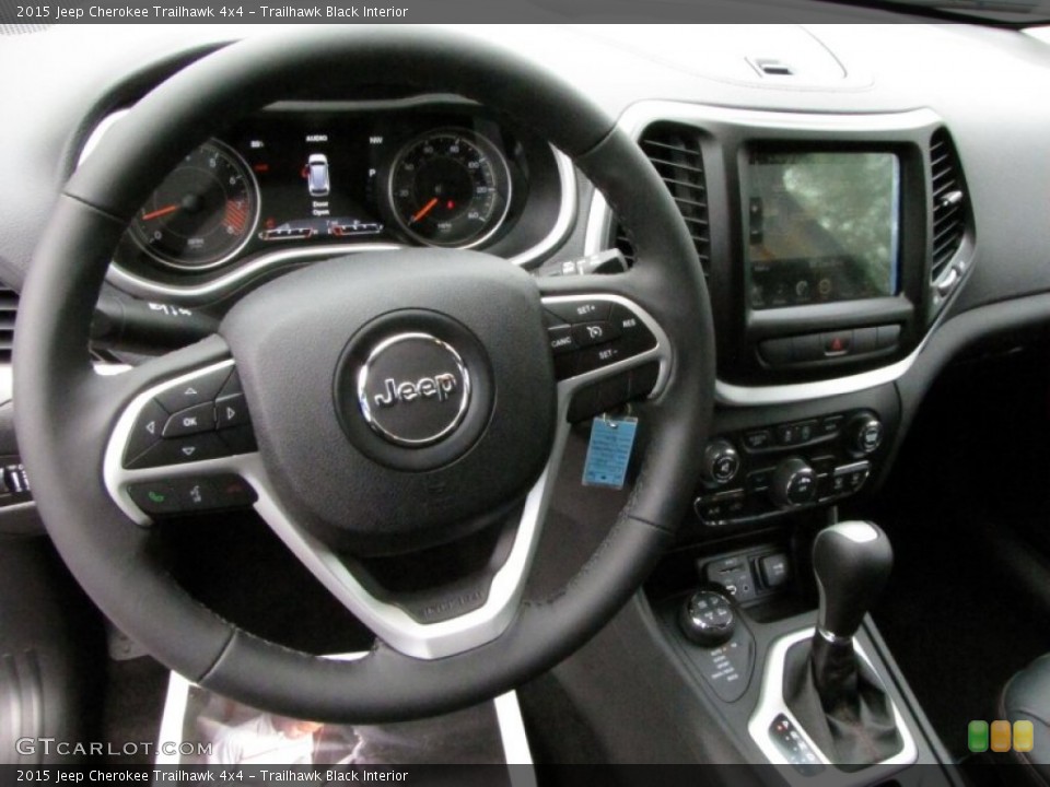 Trailhawk Black Interior Steering Wheel for the 2015 Jeep Cherokee Trailhawk 4x4 #97076317