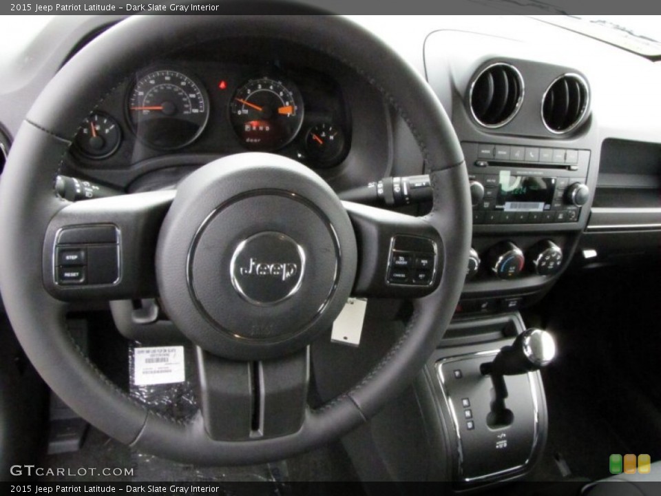 Dark Slate Gray Interior Dashboard for the 2015 Jeep Patriot Latitude #97077619