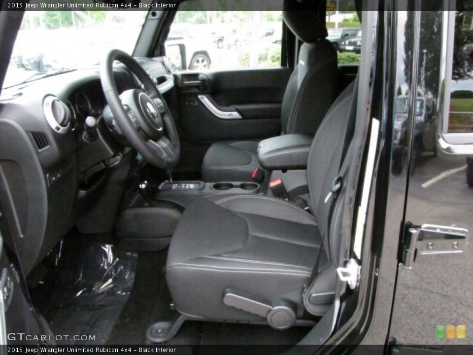 Black Interior Photo for the 2015 Jeep Wrangler Unlimited Rubicon 4x4 #97078495