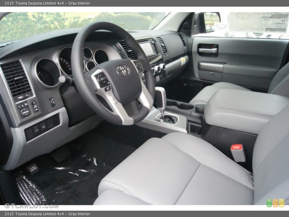 Gray Interior Prime Interior for the 2015 Toyota Sequoia Limited 4x4 #97095124