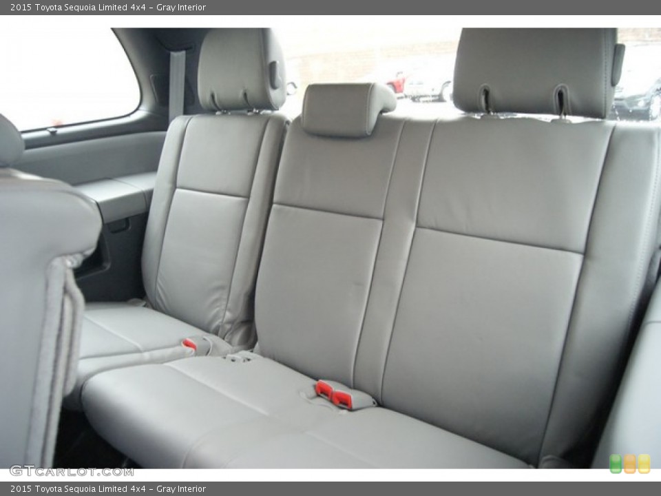 Gray Interior Rear Seat for the 2015 Toyota Sequoia Limited 4x4 #97095193