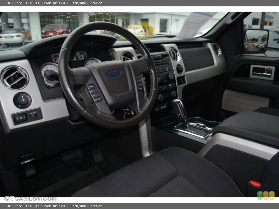 Black/Black Interior Prime Interior for the 2009 Ford F150 FX4 SuperCab 4x4 #97096855