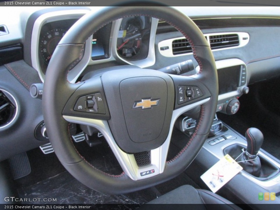 Black Interior Dashboard for the 2015 Chevrolet Camaro ZL1 Coupe #97096921