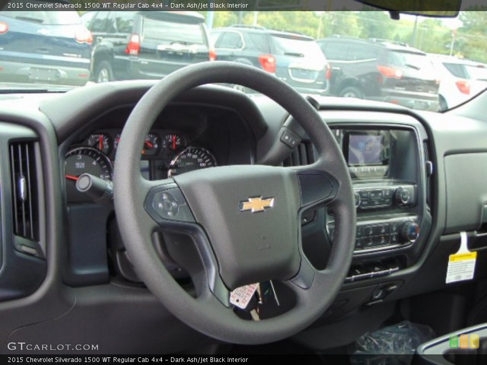 Dark Ash/Jet Black Interior Dashboard for the 2015 Chevrolet Silverado 1500 WT Regular Cab 4x4 #97113296