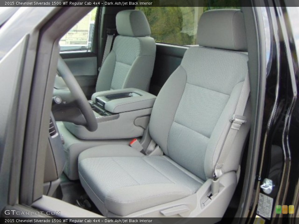 Dark Ash/Jet Black Interior Front Seat for the 2015 Chevrolet Silverado 1500 WT Regular Cab 4x4 #97113342