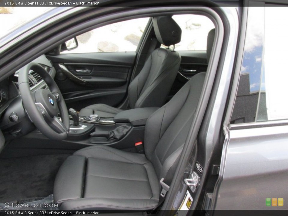 Black Interior Front Seat for the 2015 BMW 3 Series 335i xDrive Sedan #97120544