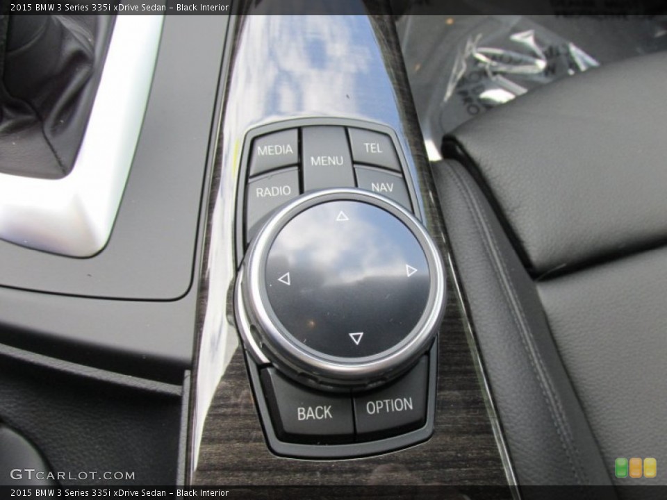 Black Interior Controls for the 2015 BMW 3 Series 335i xDrive Sedan #97120664