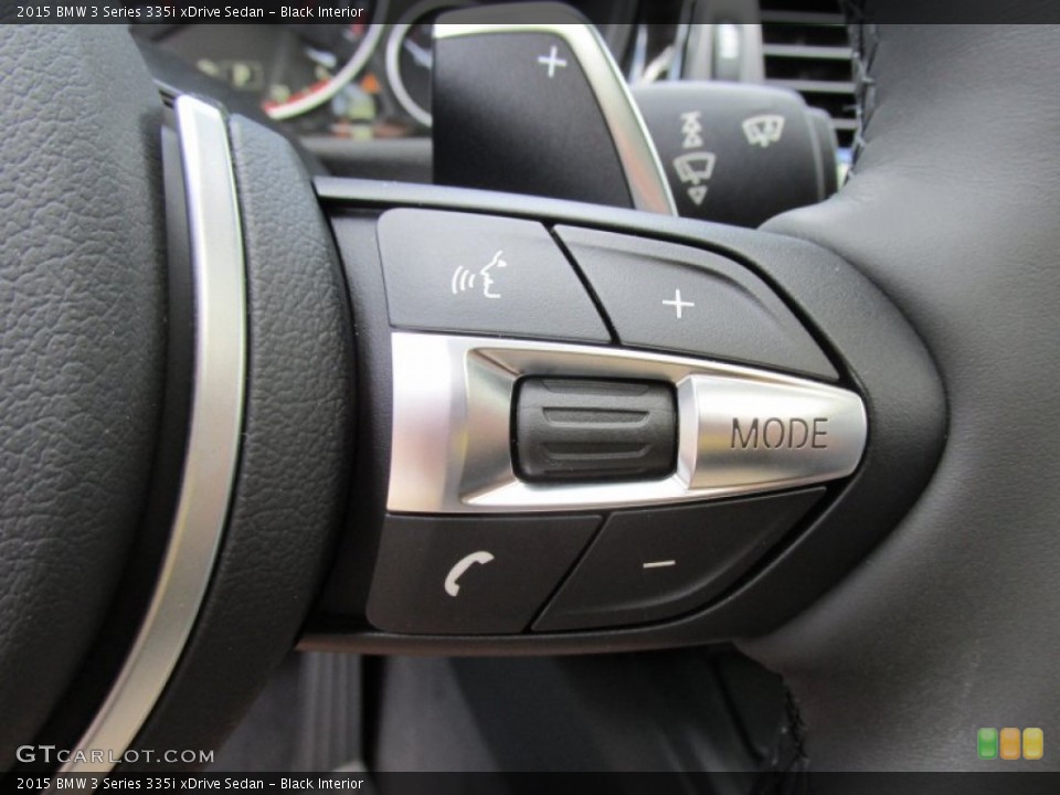 Black Interior Controls for the 2015 BMW 3 Series 335i xDrive Sedan #97120691