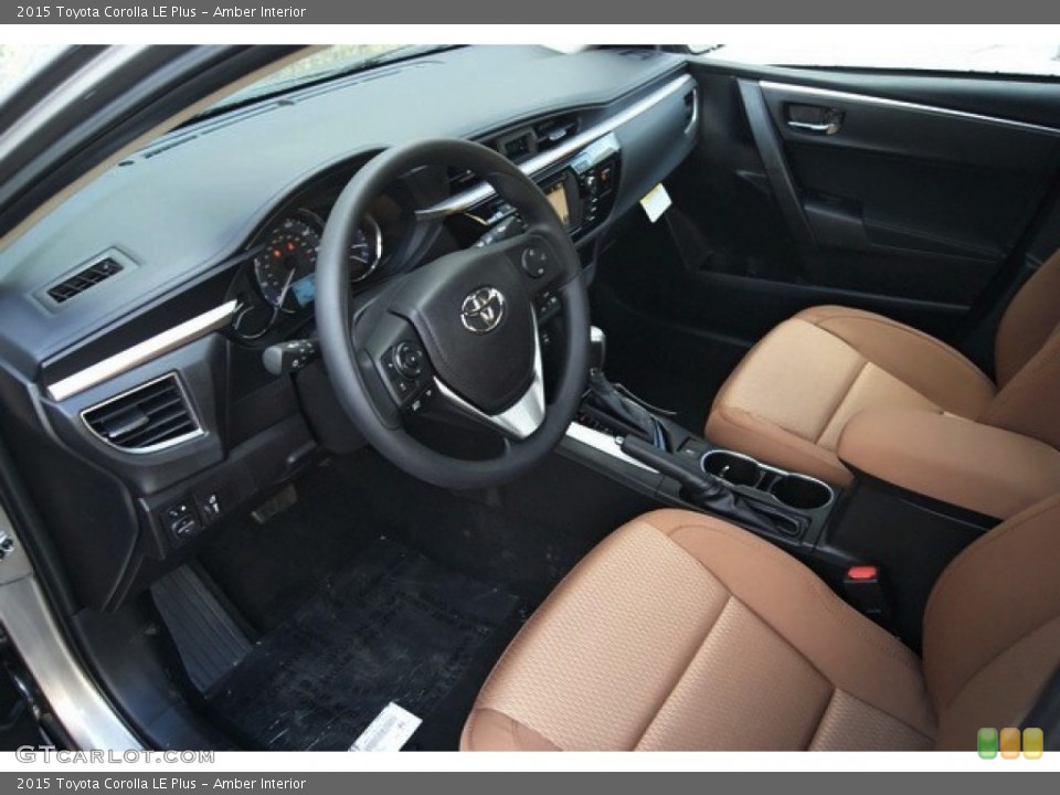 Amber Interior Prime Interior for the 2015 Toyota Corolla LE Plus #97126115
