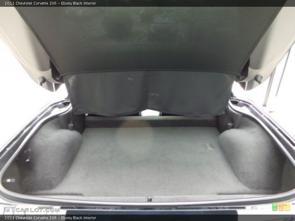 Ebony Black Interior Trunk for the 2011 Chevrolet Corvette Z06 #97128374