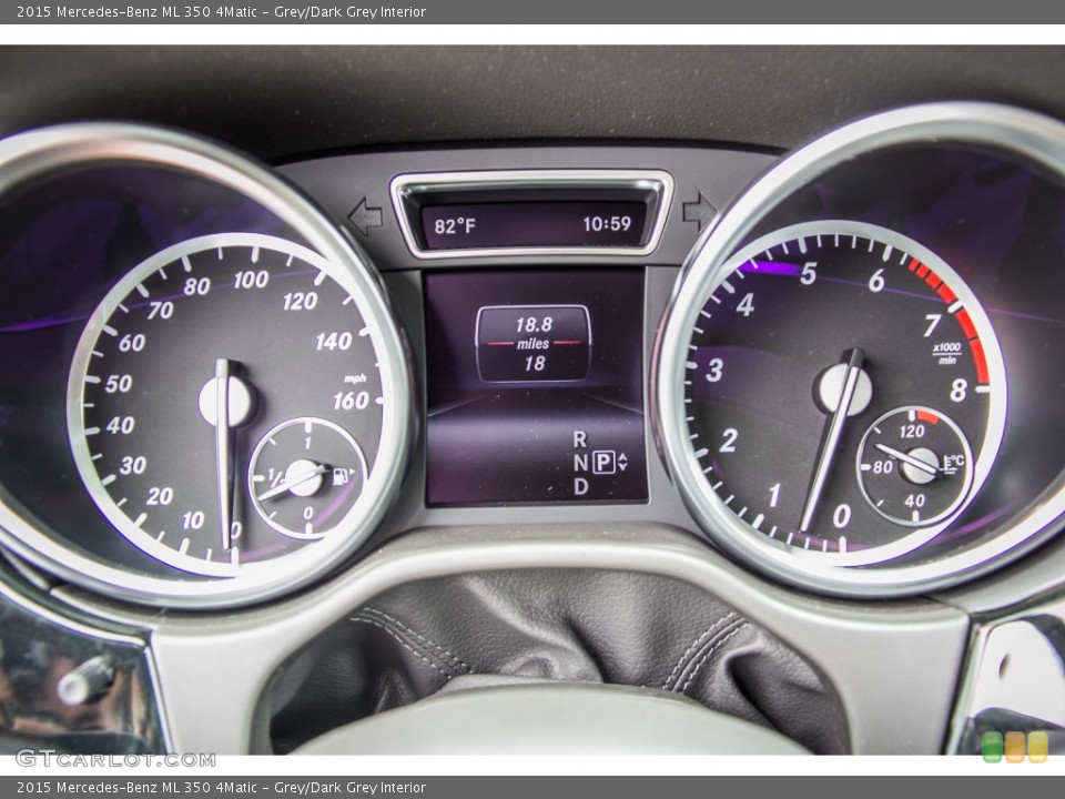 Grey/Dark Grey Interior Gauges for the 2015 Mercedes-Benz ML 350 4Matic #97128404