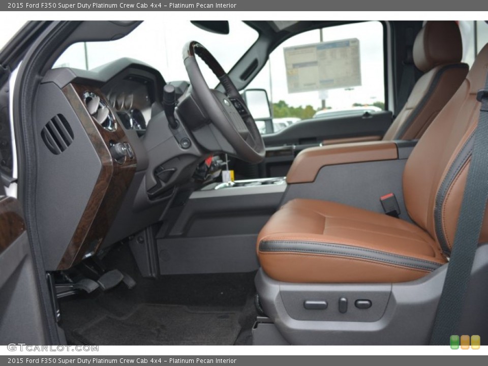 Platinum Pecan Interior Photo for the 2015 Ford F350 Super Duty Platinum Crew Cab 4x4 #97129378