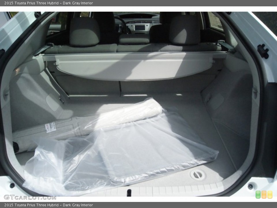 Dark Gray Interior Trunk for the 2015 Toyota Prius Three Hybrid #97129724