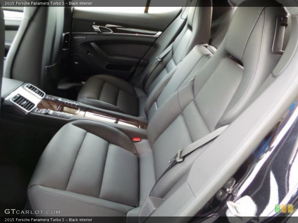 Black Interior Rear Seat for the 2015 Porsche Panamera Turbo S #97131041