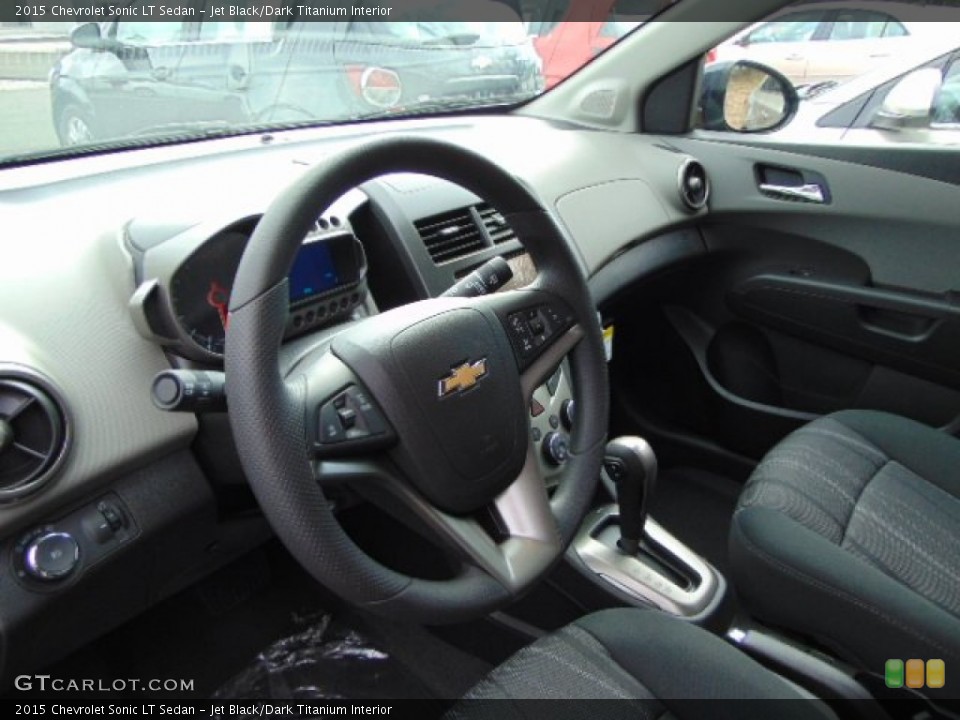 Jet Black/Dark Titanium Interior Prime Interior for the 2015 Chevrolet Sonic LT Sedan #97139231