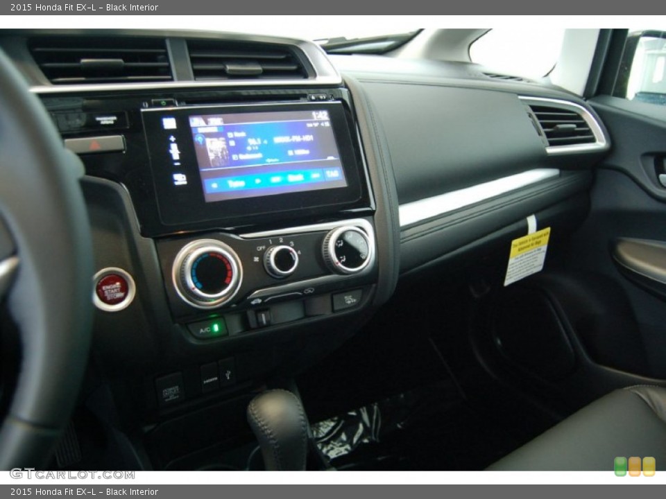 Black Interior Controls for the 2015 Honda Fit EX-L #97144256