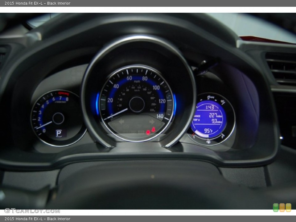 Black Interior Gauges for the 2015 Honda Fit EX-L #97144367