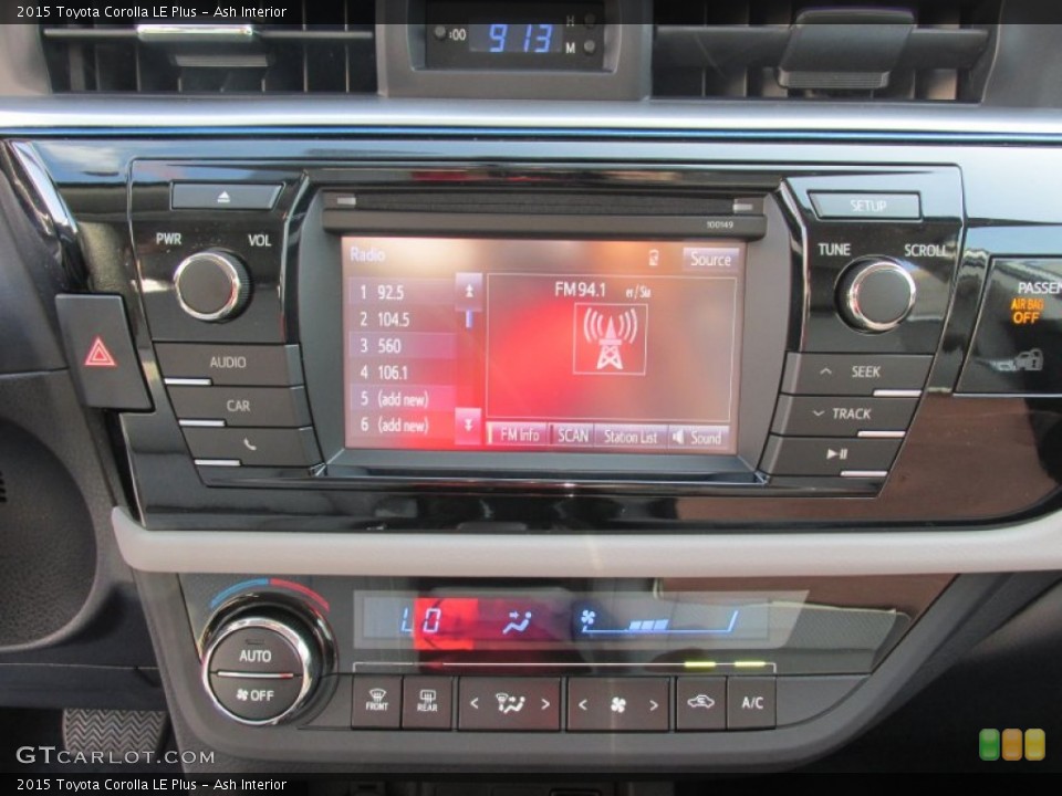 Ash Interior Controls for the 2015 Toyota Corolla LE Plus #97146107