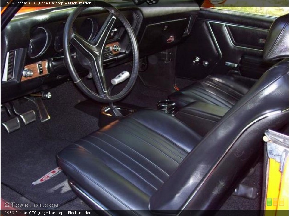 Black Interior Photo for the 1969 Pontiac GTO Judge Hardtop #97148778