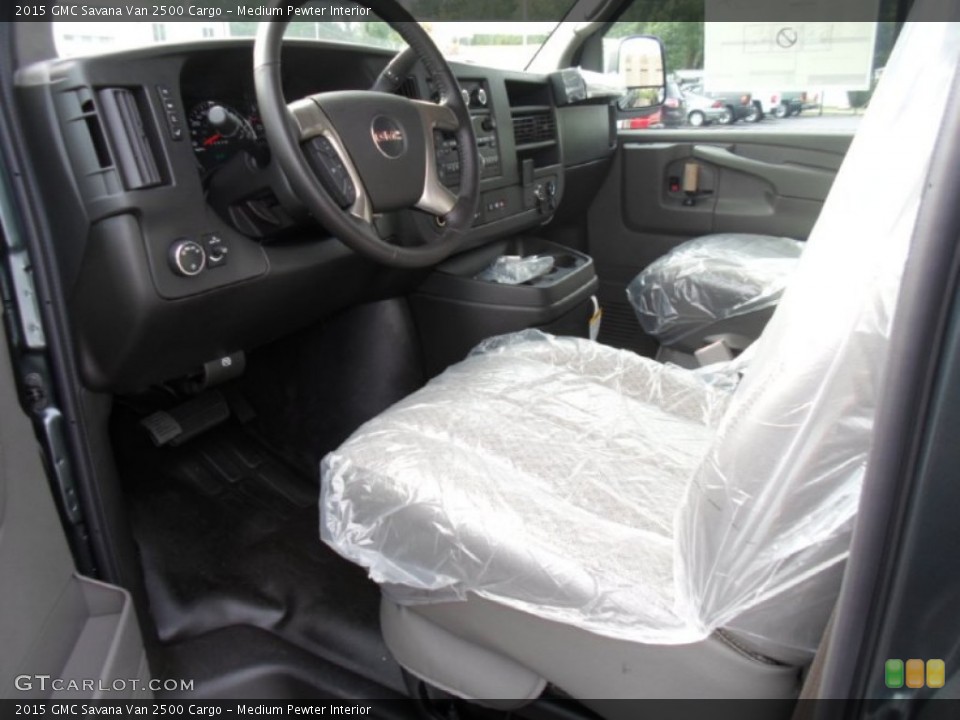 Medium Pewter 2015 GMC Savana Van Interiors