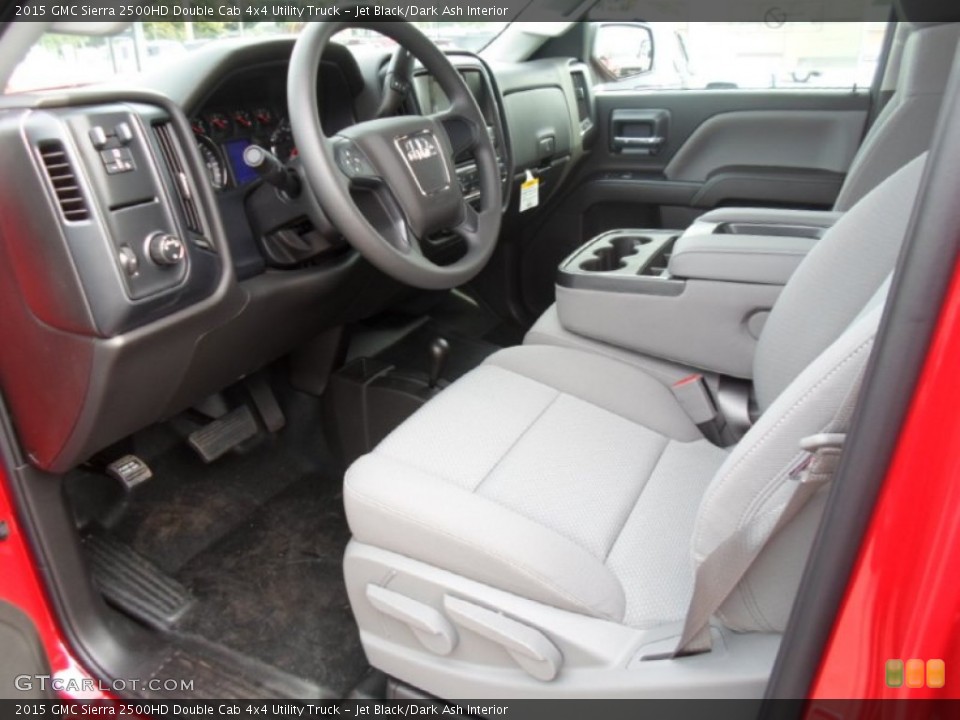 Jet Black/Dark Ash Interior Prime Interior for the 2015 GMC Sierra 2500HD Double Cab 4x4 Utility Truck #97149710