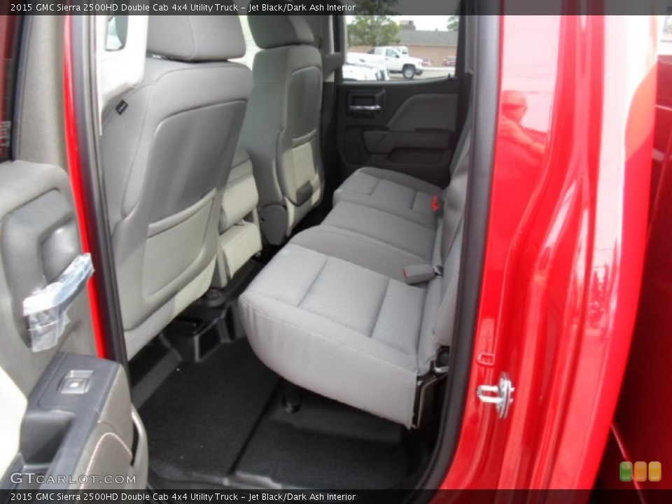 Jet Black/Dark Ash Interior Rear Seat for the 2015 GMC Sierra 2500HD Double Cab 4x4 Utility Truck #97149734