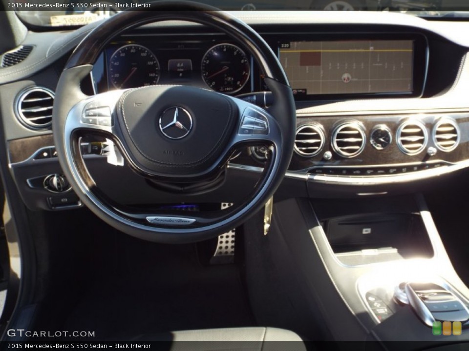 Black Interior Dashboard for the 2015 Mercedes-Benz S 550 Sedan #97151357