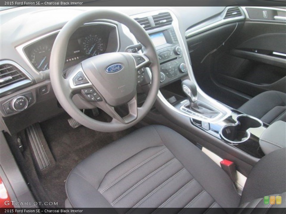 Charcoal Black Interior Prime Interior for the 2015 Ford Fusion SE #97154612