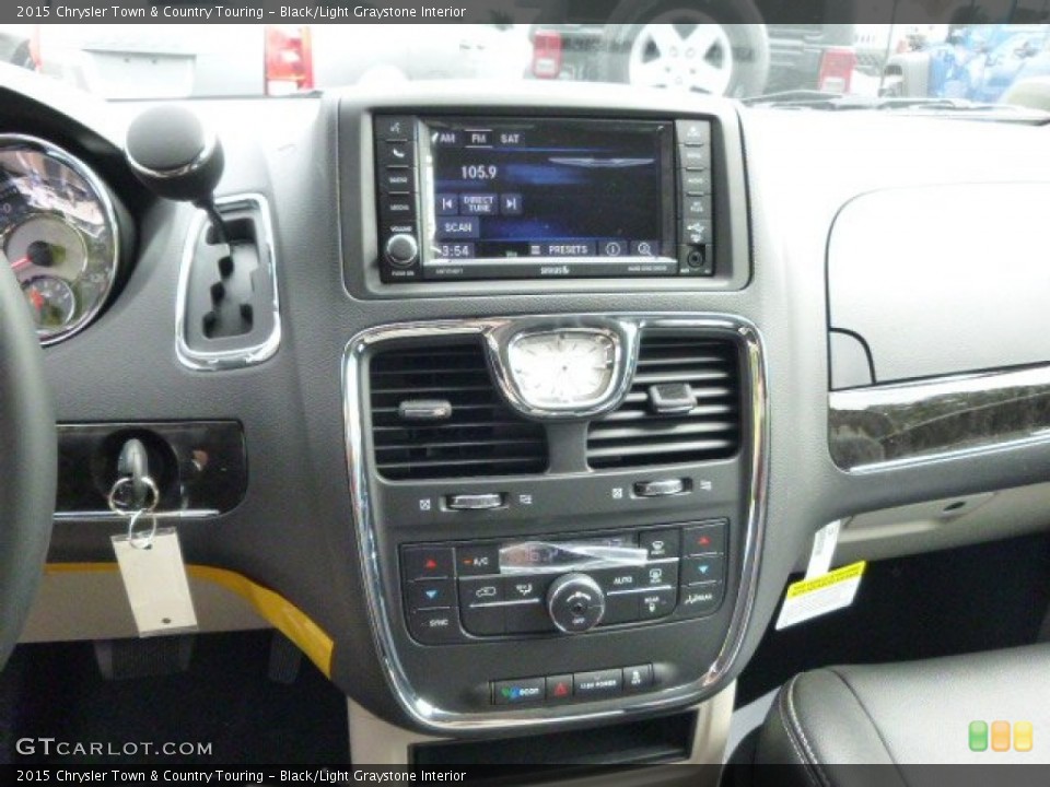 Black/Light Graystone Interior Controls for the 2015 Chrysler Town & Country Touring #97163605
