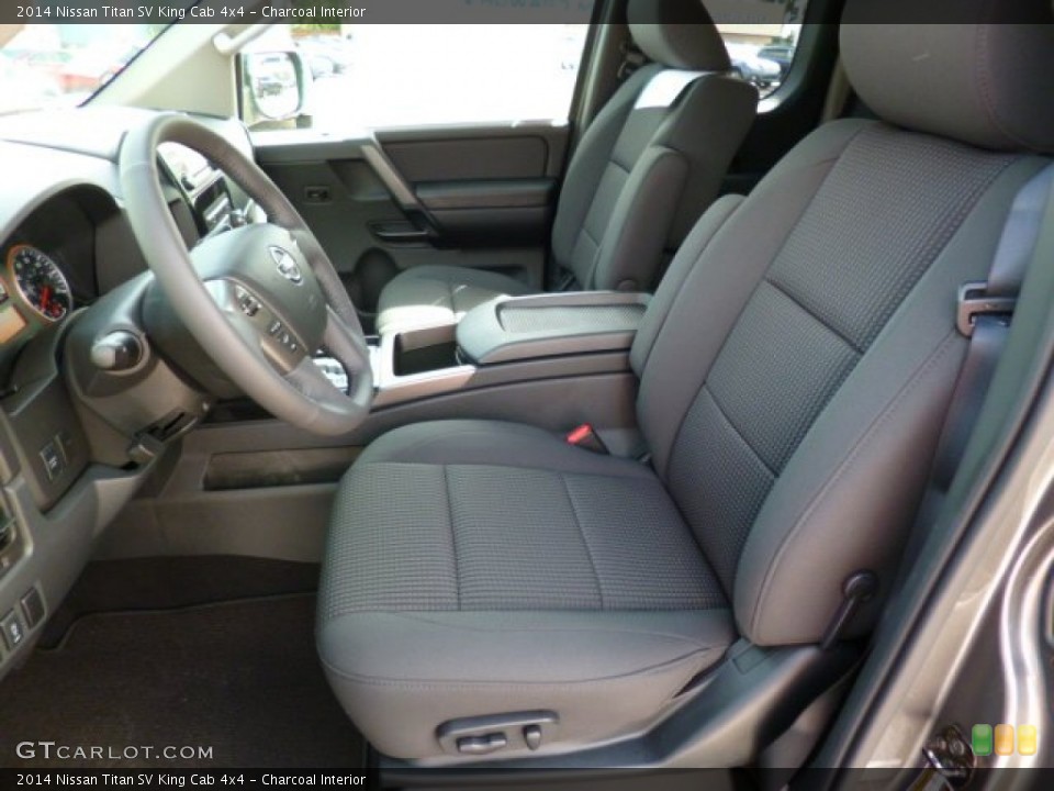 Charcoal Interior Front Seat for the 2014 Nissan Titan SV King Cab 4x4 #97165172