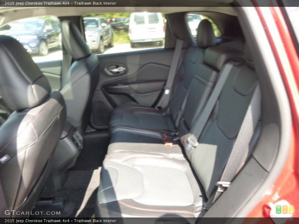 Trailhawk Black Interior Rear Seat for the 2015 Jeep Cherokee Trailhawk 4x4 #97165430