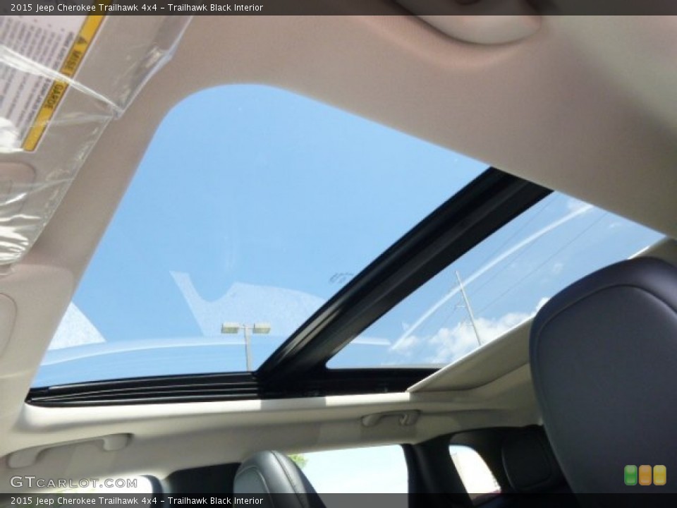 Trailhawk Black Interior Sunroof for the 2015 Jeep Cherokee Trailhawk 4x4 #97165475