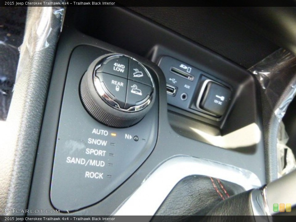 Trailhawk Black Interior Controls for the 2015 Jeep Cherokee Trailhawk 4x4 #97165565