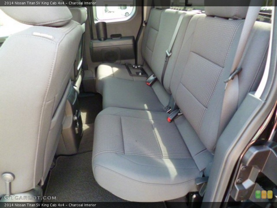 Charcoal Interior Rear Seat for the 2014 Nissan Titan SV King Cab 4x4 #97166504