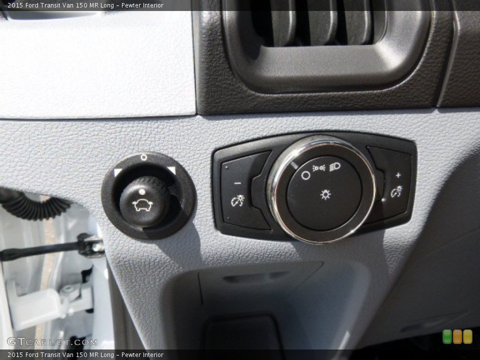 Pewter Interior Controls for the 2015 Ford Transit Van 150 MR Long #97166792