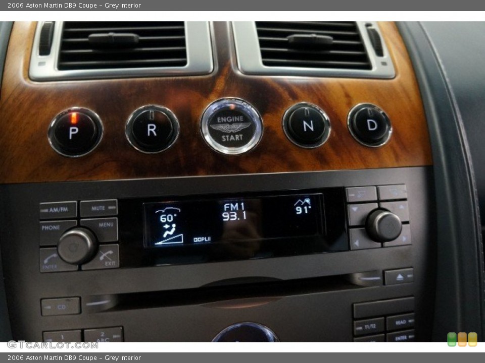 Grey Interior Controls for the 2006 Aston Martin DB9 Coupe #97174892