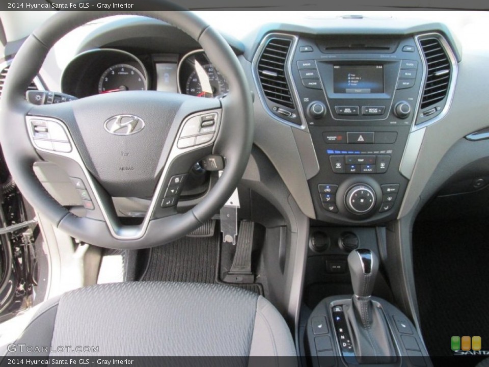 Gray Interior Dashboard for the 2014 Hyundai Santa Fe GLS #97180496