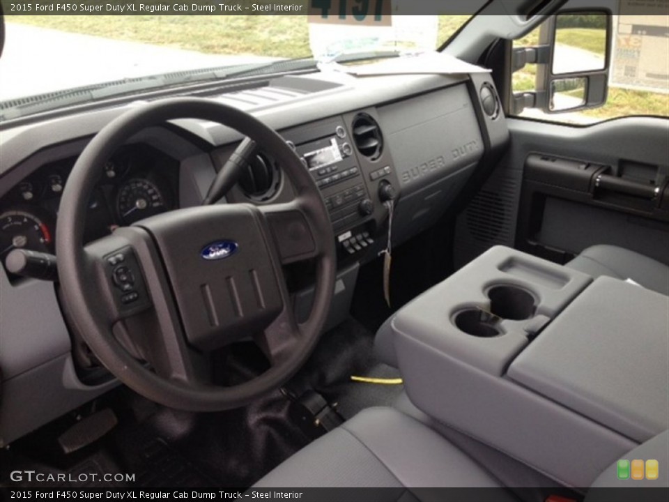 Steel Interior Prime Interior for the 2015 Ford F450 Super Duty XL Regular Cab Dump Truck #97181858