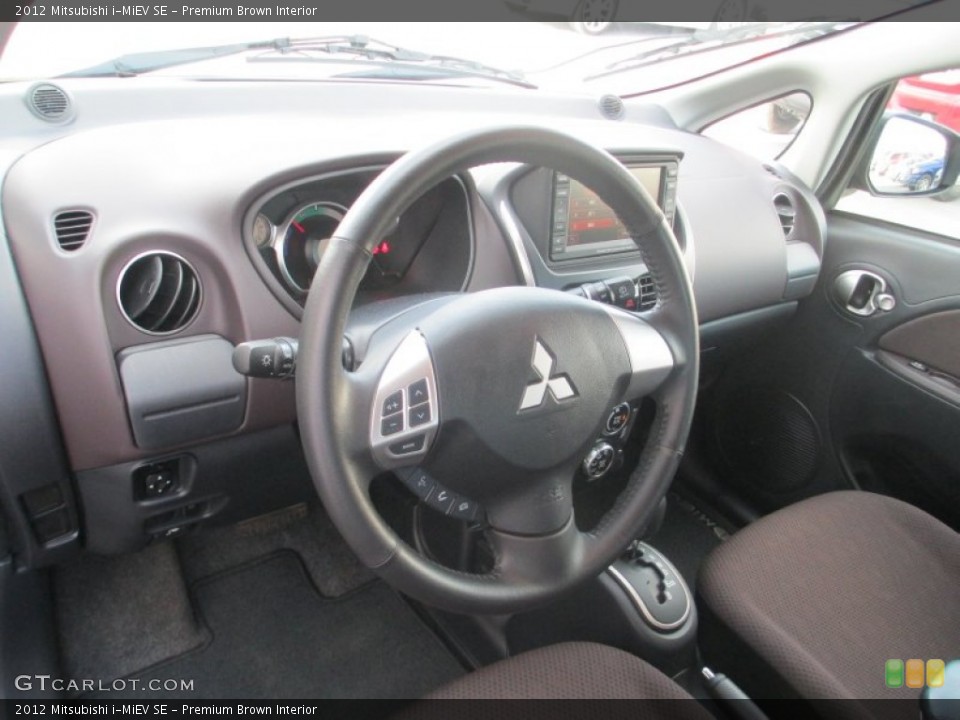 Premium Brown 2012 Mitsubishi i-MiEV Interiors