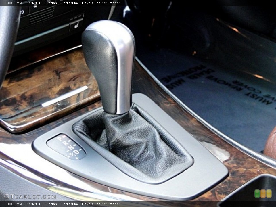 Terra/Black Dakota Leather Interior Transmission for the 2006 BMW 3 Series 325i Sedan #97187537