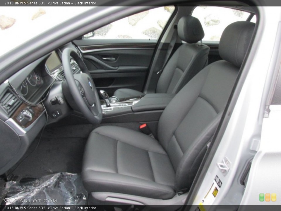 Black Interior Front Seat for the 2015 BMW 5 Series 535i xDrive Sedan #97195840