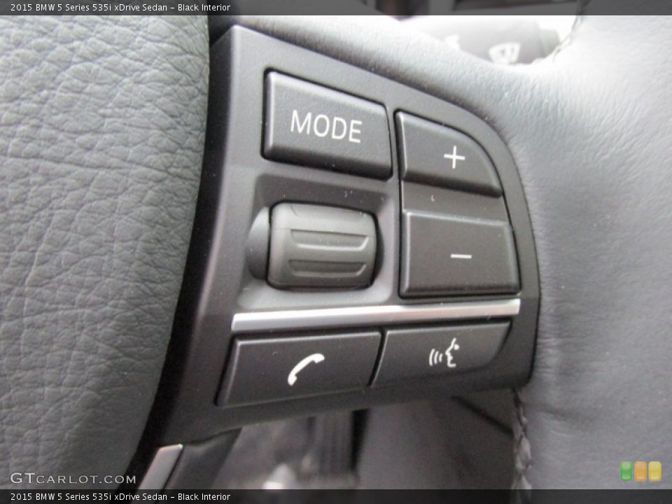 Black Interior Controls for the 2015 BMW 5 Series 535i xDrive Sedan #97195960