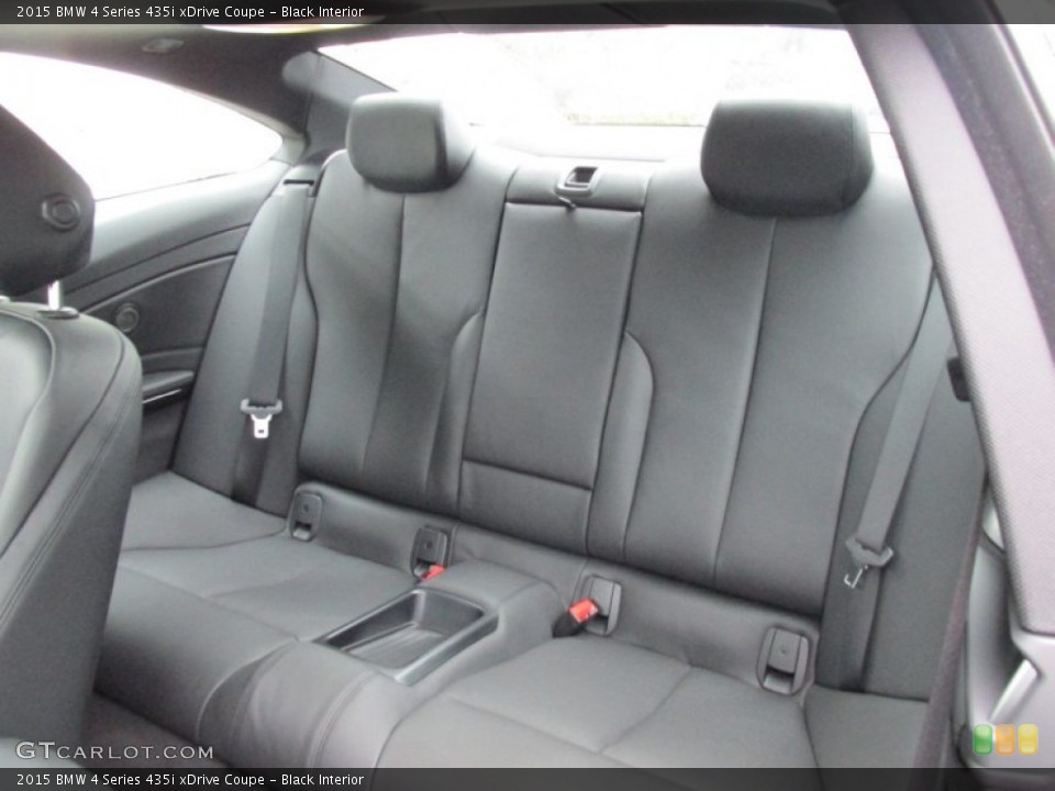 Black Interior Rear Seat for the 2015 BMW 4 Series 435i xDrive Coupe #97196773
