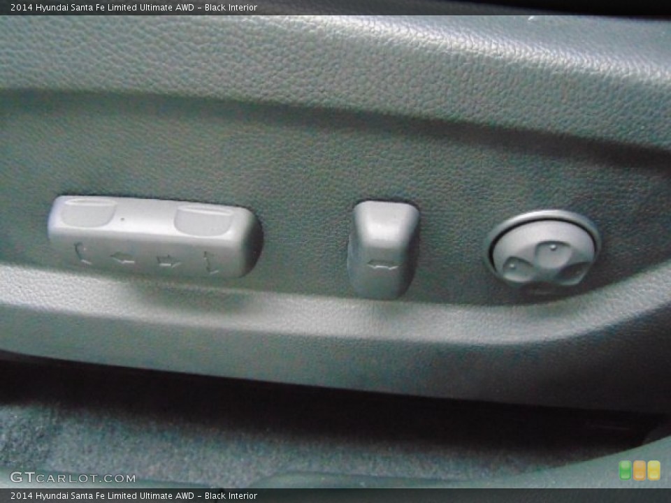 Black Interior Controls for the 2014 Hyundai Santa Fe Limited Ultimate AWD #97204066