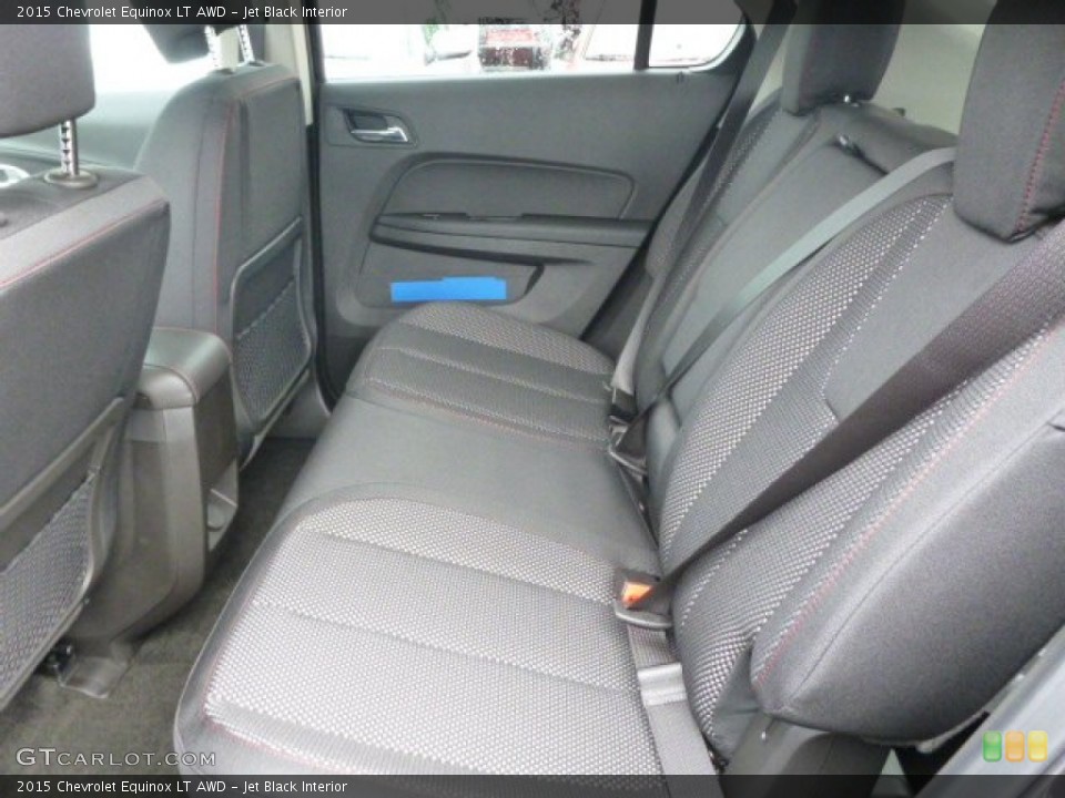 Jet Black Interior Rear Seat for the 2015 Chevrolet Equinox LT AWD #97217284