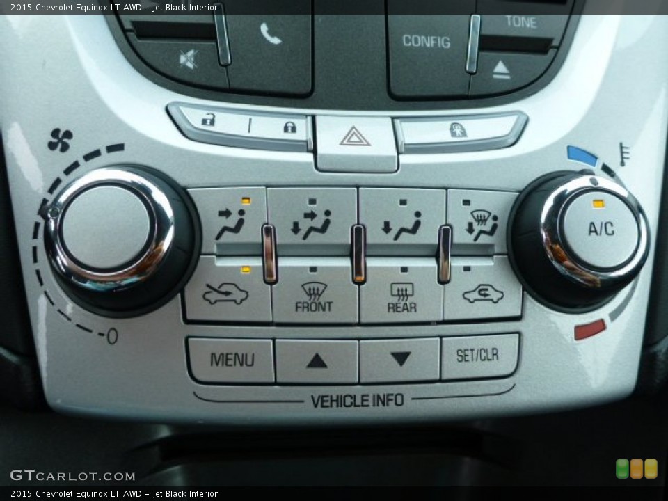 Jet Black Interior Controls for the 2015 Chevrolet Equinox LT AWD #97217443