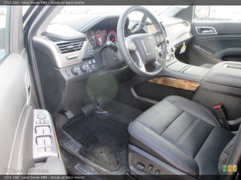 Denali Jet Black Interior Photo for the 2015 GMC Yukon Denali 4WD #97220659